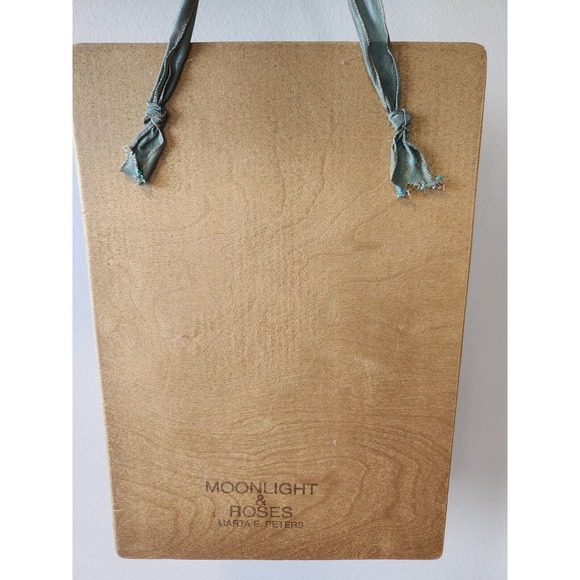 3 Vintage Moonlight & Roses Mounted Prints Hanging Wall Art Victorian Children - Picture 12 of 12